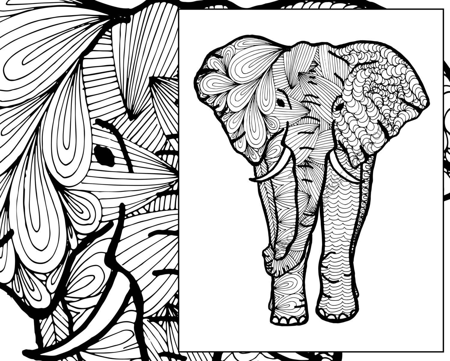 Download Aztec Elephant Drawing at GetDrawings | Free download