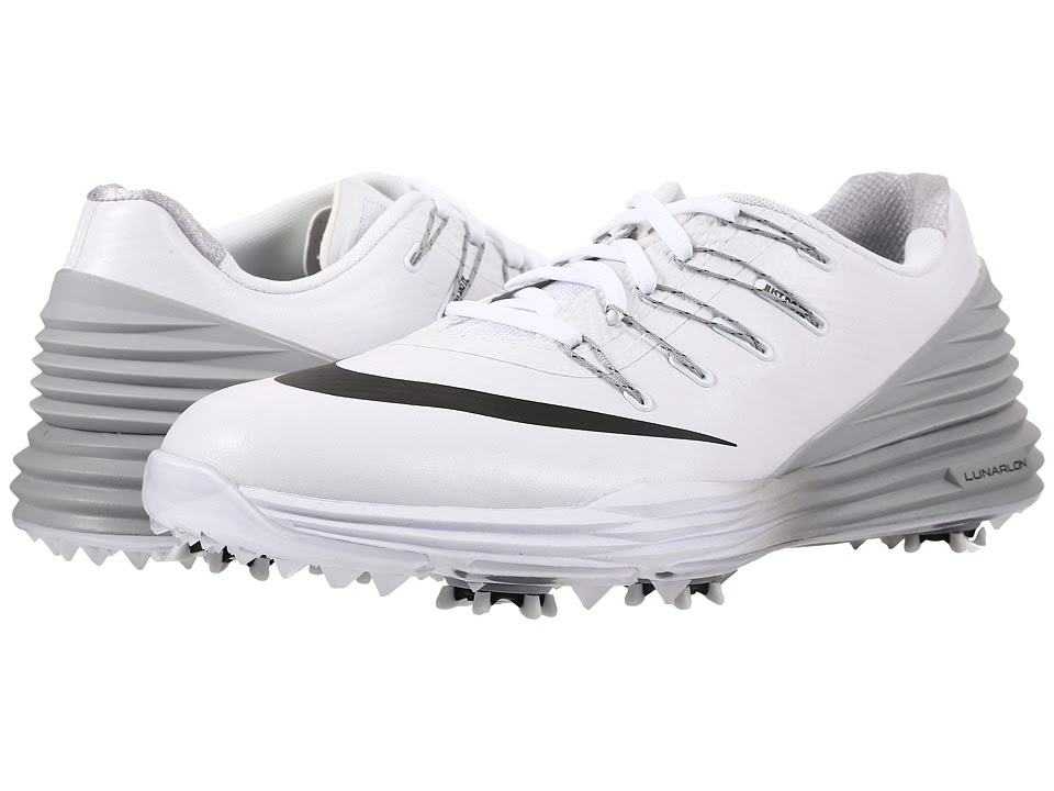 Nike Golf - Lunar Control 4 (White\/Black\/Wolf Grey) Women's Golf Shoes