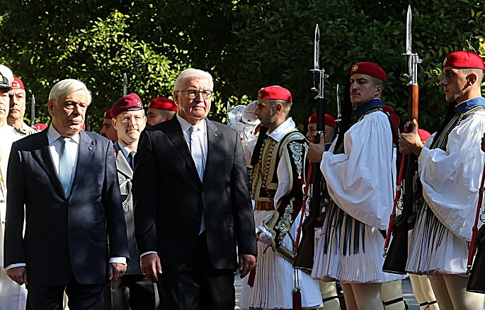 Image result for STEINMEIER, German President, in Greece, "OCT 12, 2018"