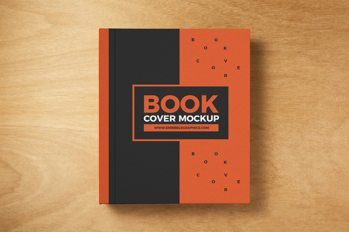 Download Free Book Cover Mockup PSD | Dribbble Graphics