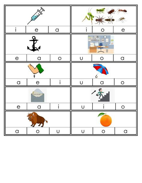 When a consonant is pronounced, the teeth, lips or tongue pinch together, while vowels are pronounced t. initial vowel sound worksheet