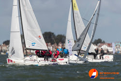 J/70s sailing Dutch Sailing League