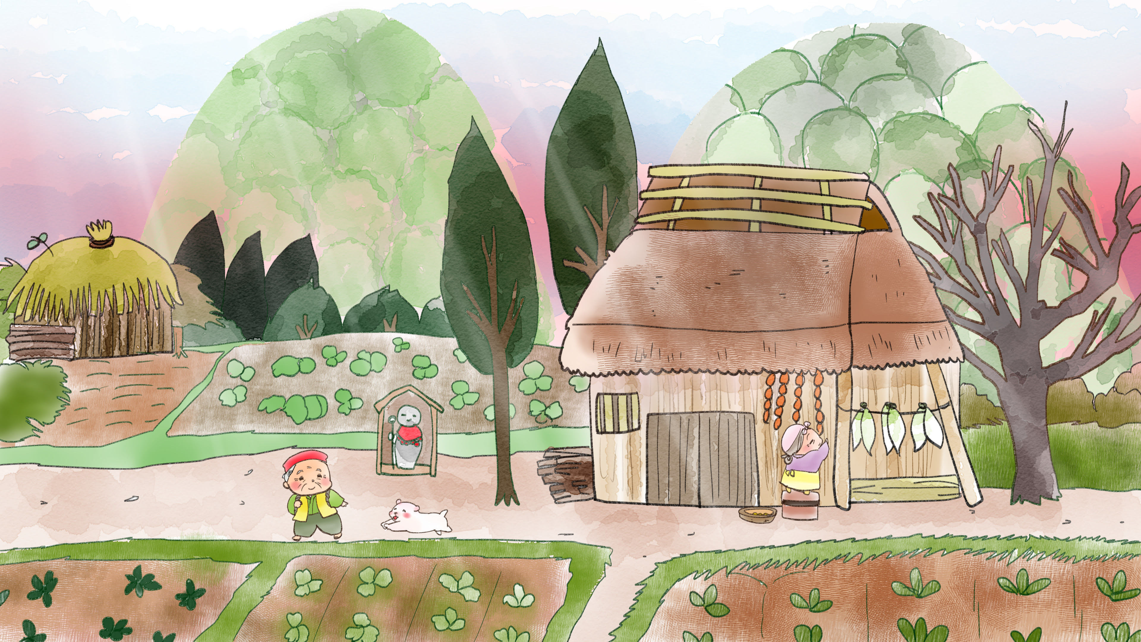 花咲じいさん 福娘童話集 きょうの日本昔話