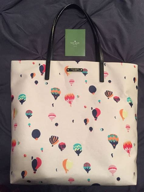 kate spade hot air balloon totepurse bags mom earrings