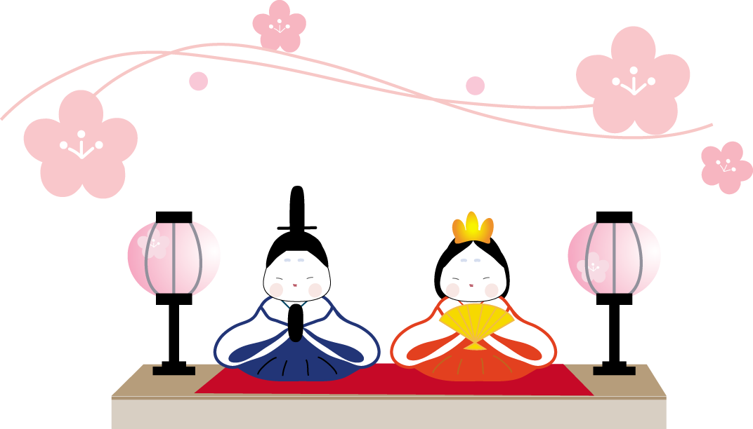 ひな祭り おひなさま のイラスト 無料イラスト