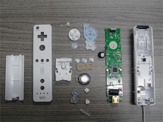 Wiiリモコンを分解 Akalogue