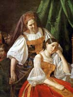 В.Е. Феклистов «Приготовление невесты к венцу» 1848 г.