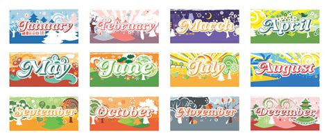 Free, downloadable, and printable 2023 calendar pdfs. 10 best printable months of year cards printableecom