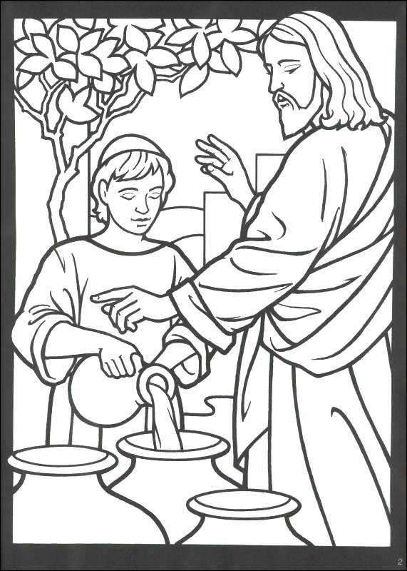 Miracles Of Jesus Coloring Pages at GetColorings.com ...
