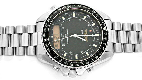 Foto 1, Breitling Pluton Intruder Navitimer Quarz Nr3100 Topuhr, U1948