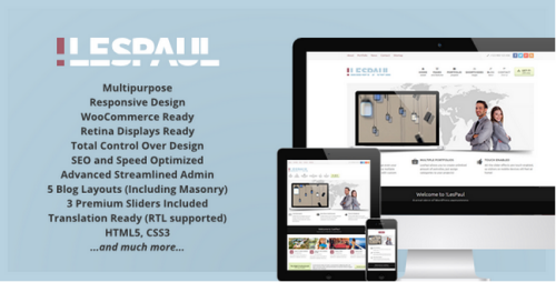 !LesPaul v1.8.1 - Retina Responsive WordPress Theme
