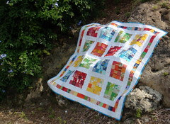 boy/girl crayon quilt