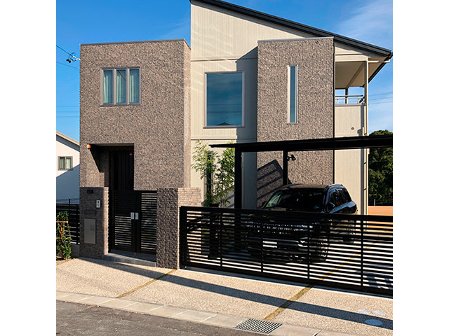 おしゃれで防犯にも特化した外構 有限会社アートグリーン タカショー リフォームガーデンクラブ