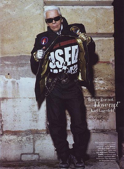 Karl Lagerfeld the rapper. Karl Lagerfeld the rapper.