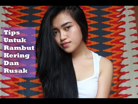 Foto perawatan rambut kering dan mengembang