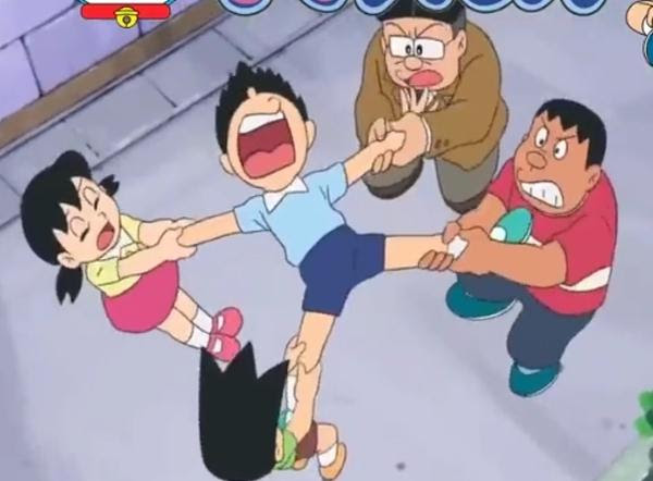 4人プレイ用の綱引き アニメ漫画へのボケ ボケて Bokete