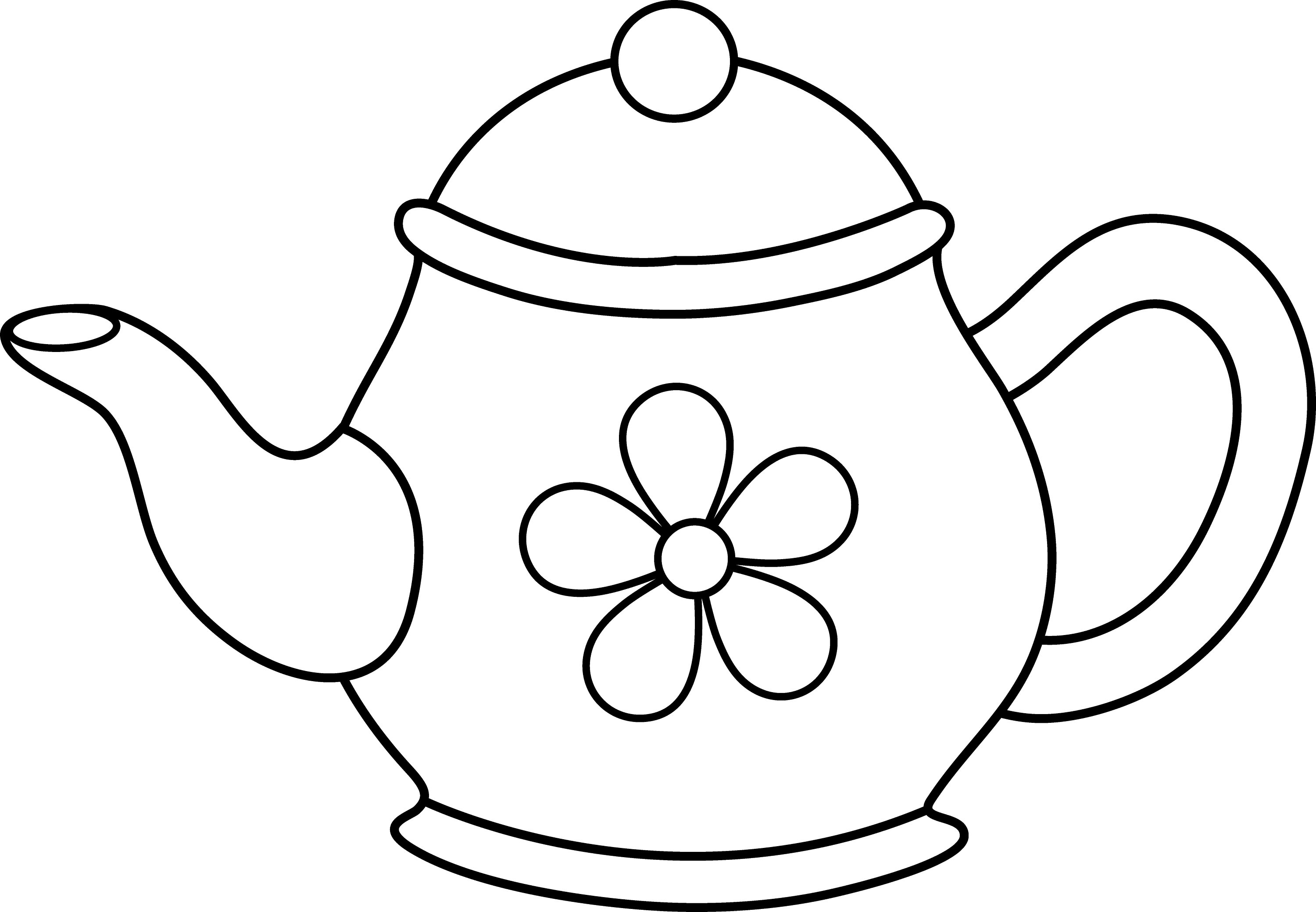 Cute Teapot Line Art Free Clip Art Cute Teapot Line Art Free Clip Art