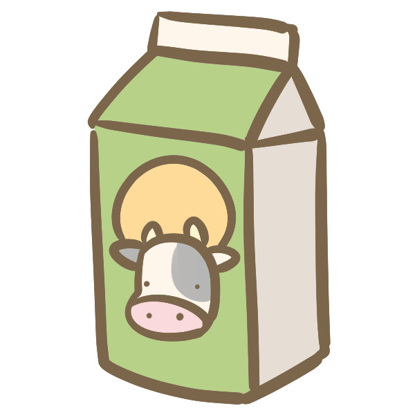 牛乳のイラスト かわいいフリー素材が無料のイラストレイン