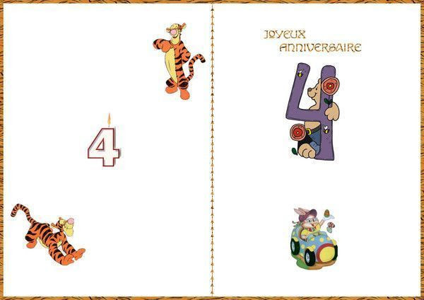 Carte A Imprimer Anniversaire