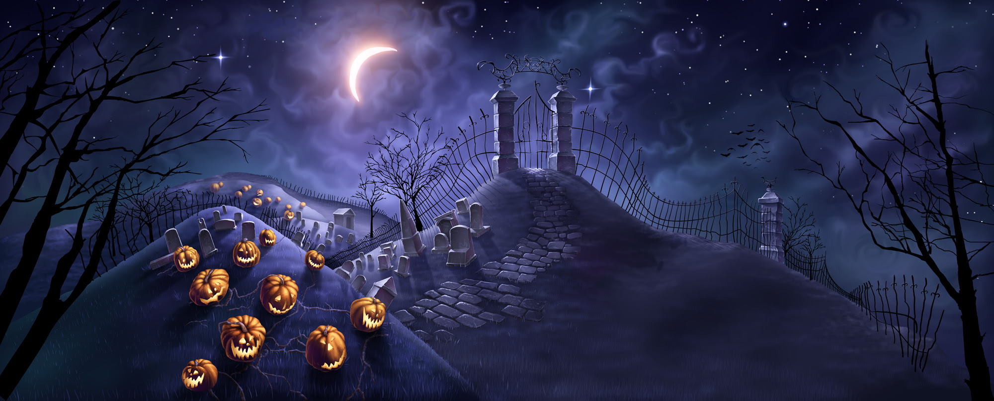 Free Halloween 2013 Backgrounds & Wallpapers – Designbolts