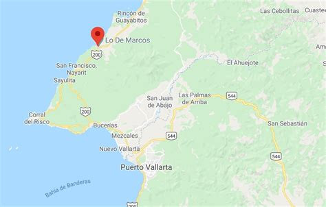 Lo De Marcos Mexico Map