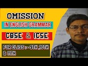English Core Core English OMISSION OR MISSING WORD FOR CLASS 9TH , 10TH AND 11TH | ENGLISH GRAMMAR | CBSE & ICSE | HINDI