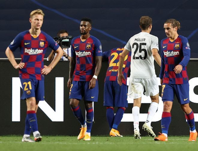 彼らはリラックスしていた バルサの歴史的大敗は 緩すぎる アップが原因 バイエルン戦士が興味深い指摘 10分遅れて サッカーダイジェストweb