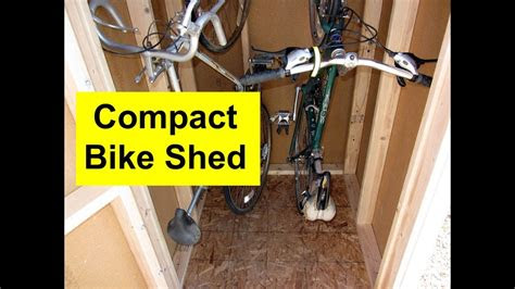 build  bike shed  floor youtube