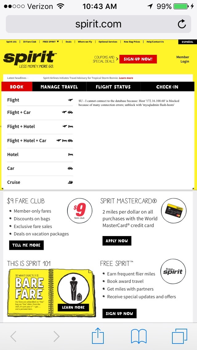 Spirit Airlines | Airline Mobile Apps