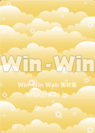 背景 ふわふわ W の無料cg イラスト素材