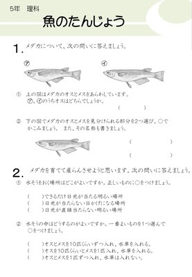 ドリルズ 理科の無料学習プリント 118件