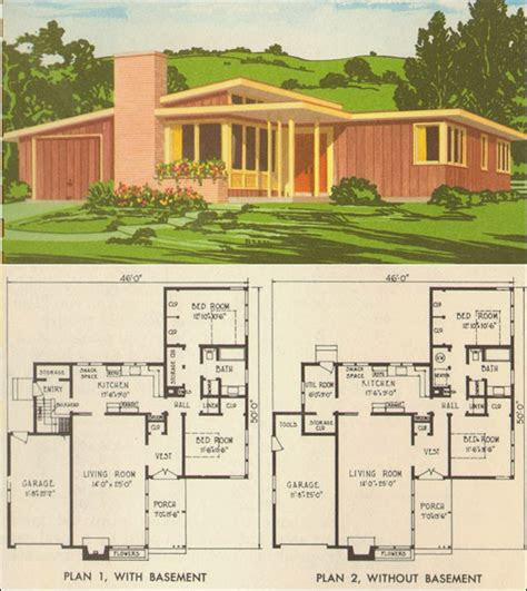 mid century modern house plans  pleasure ayanahouse