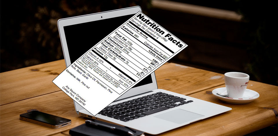 Finally, a free Nutrition Facts labeling tool! | Shop'NCook