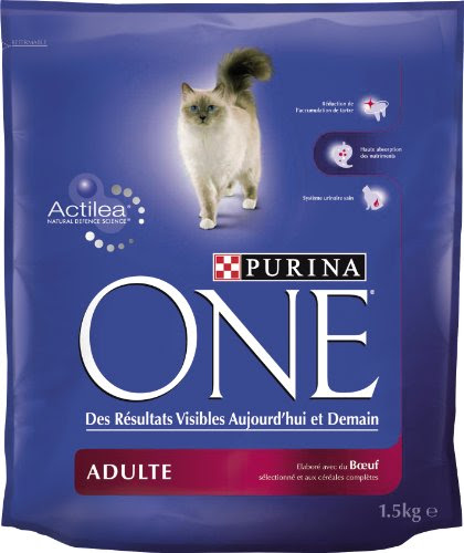  Purina One Chat - Adulte Boeuf - 1,5 kg