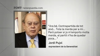 Fragment de la conversa gravada amb un grup de joves en un restaurant de Barcelona i a què ha tingut accés el diari "La Vanguardia"