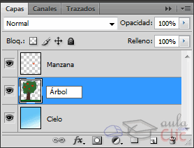 Renombrando una capa