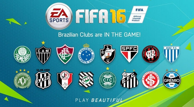 Fifa16 ブラジルリーグが復活 全16クラブが登場 ロナウジーニョが使える