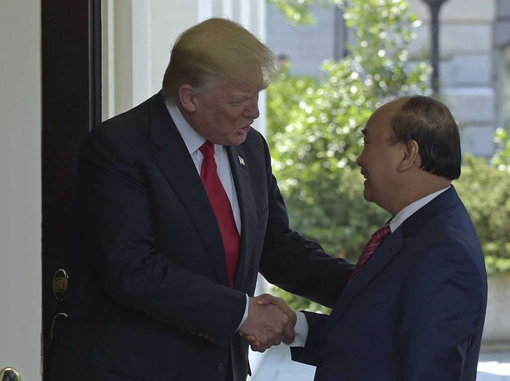 Thủ tướng thăm Mỹ, Thủ tướng Nguyễn Xuân Phúc, Nguyễn Xuân Phúc, Tổng thống Donald Trump, tuyên bố chung Việt-Mỹ