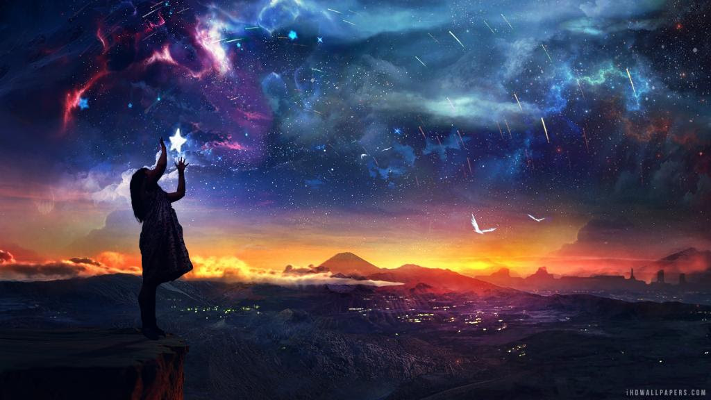 星空壁纸 高清图片 壁纸 创意设计 桌面城市