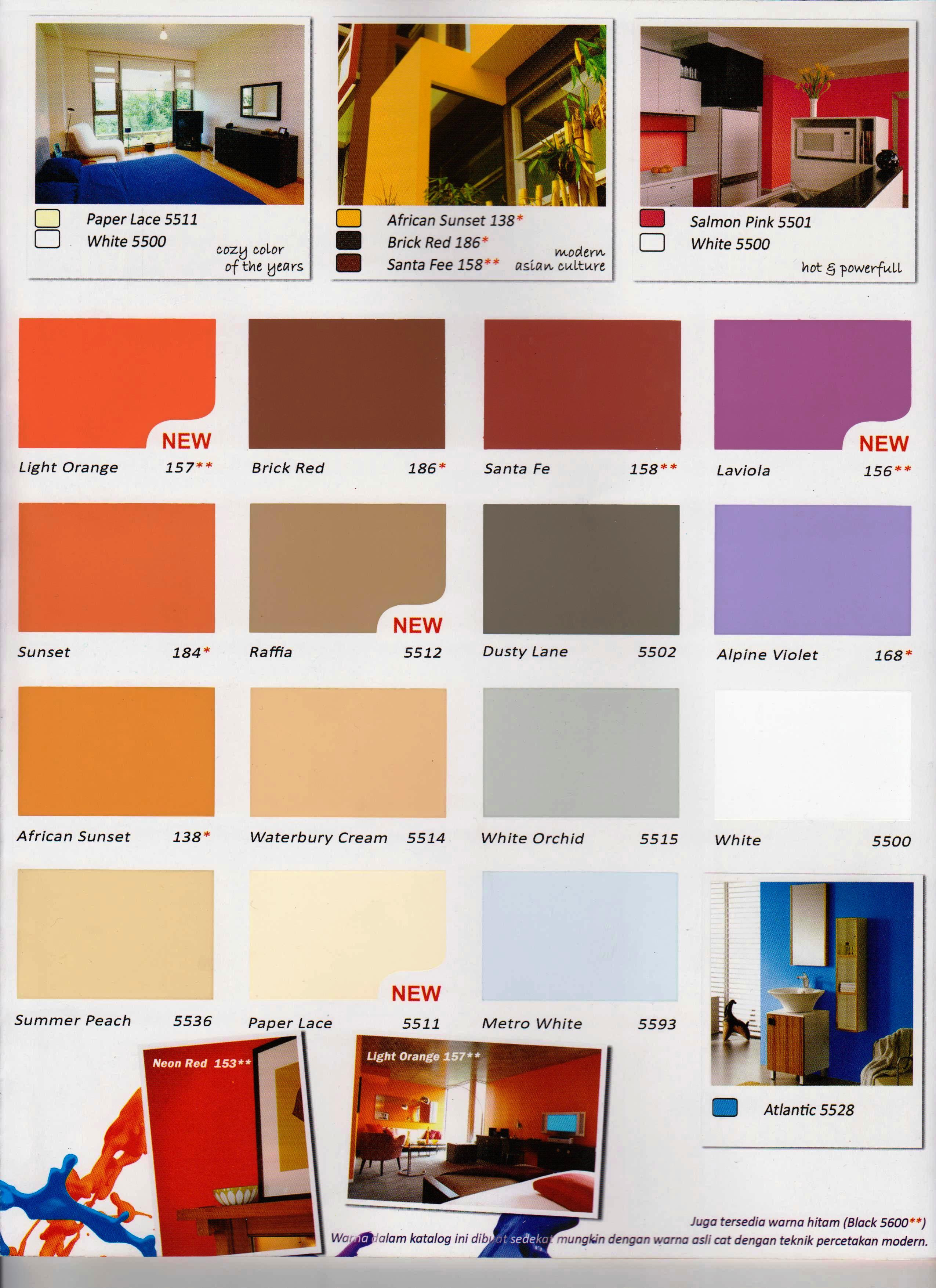  Warna  Cat  Rumah Nippon  Paint  Homkonsep