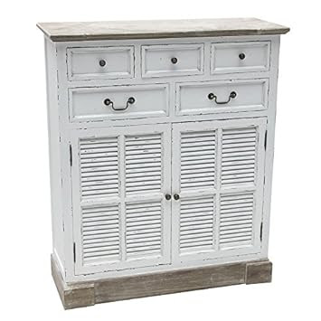 Kommode Beach House Weiss Shabby Chic Lamellentur Hamptons Schrank Wascheschrank Zcxbcvve3