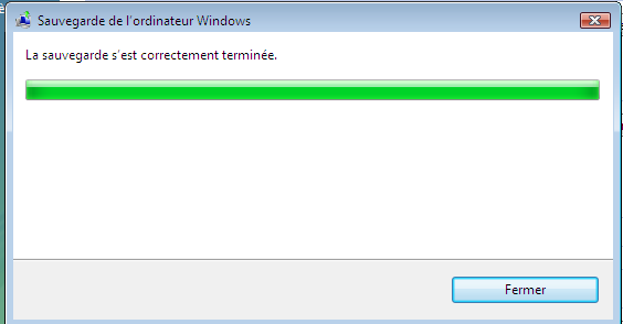 Tutoriel Centre Sauvegarde de Windows Vista/Seven