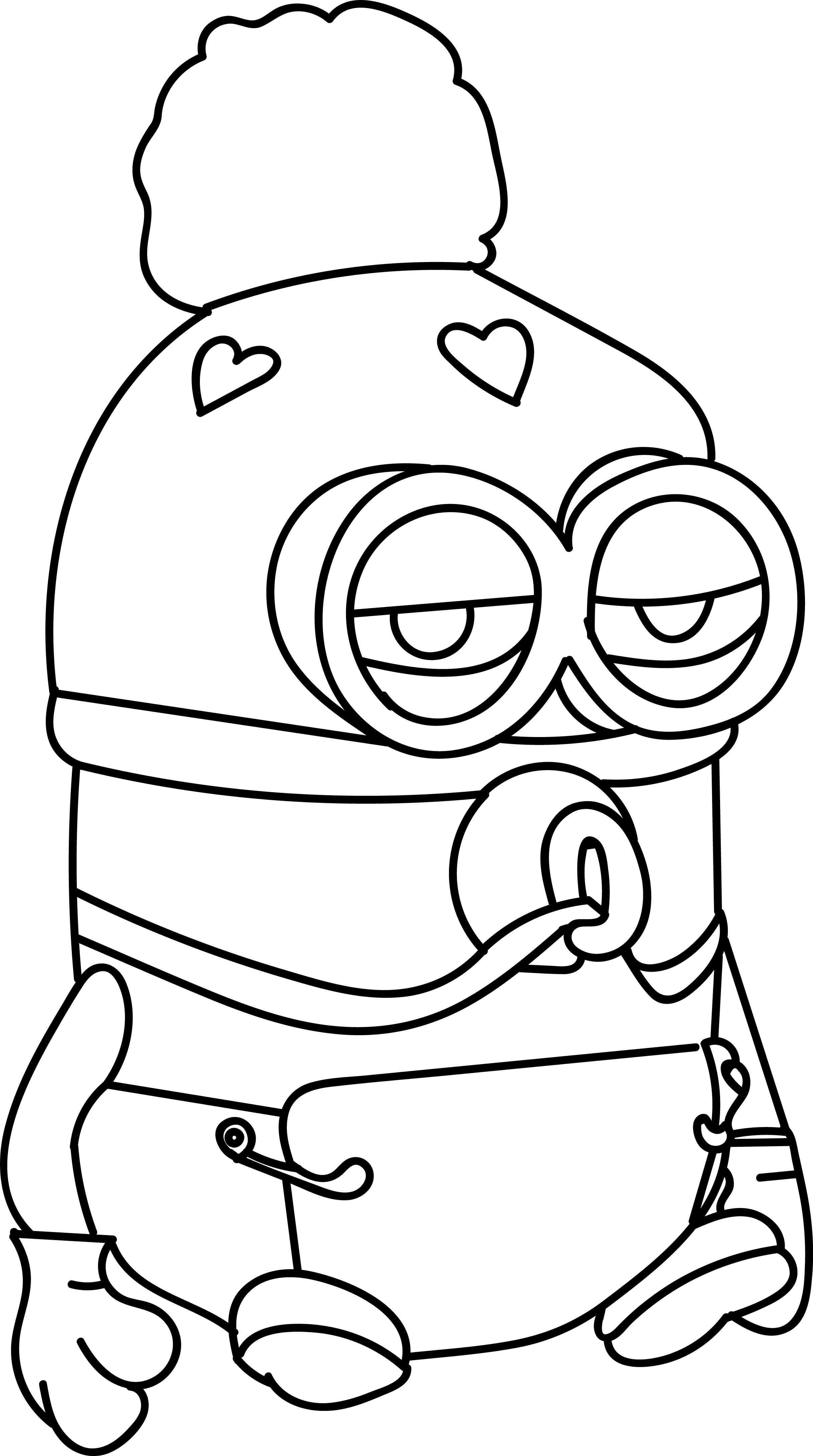 Baby Minion Coloring Pages At Getdrawingscom Free For Personal