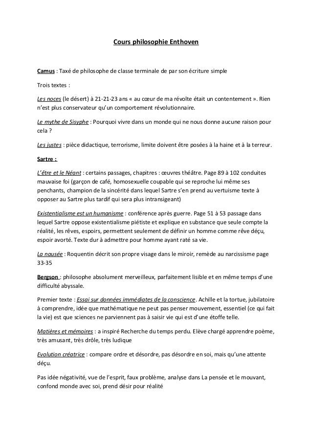 corrig de dissertation de philosophie