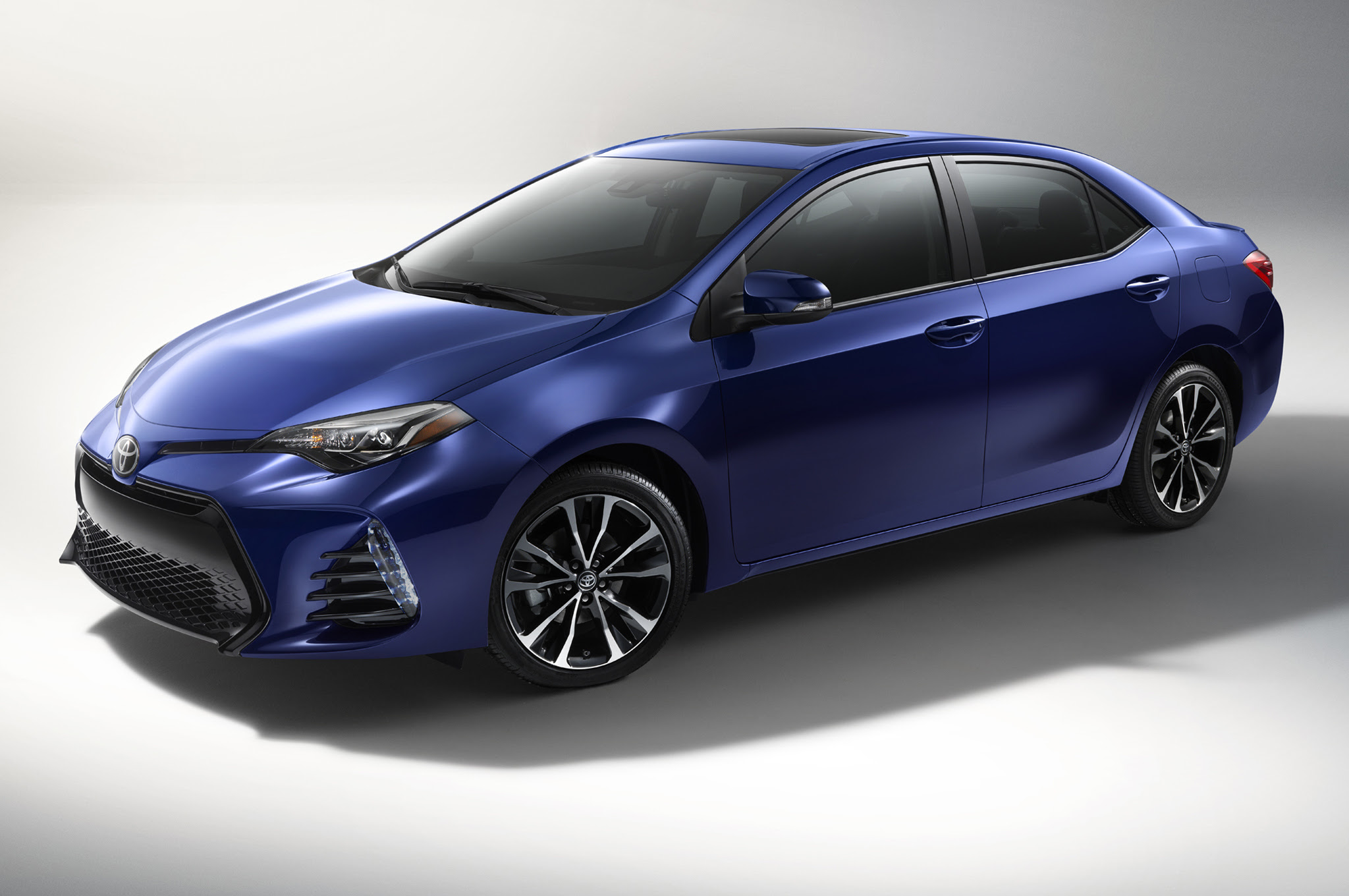 2017 Toyota Corolla XSE front view from above
