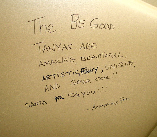THE WRITING'S ON THE WALL