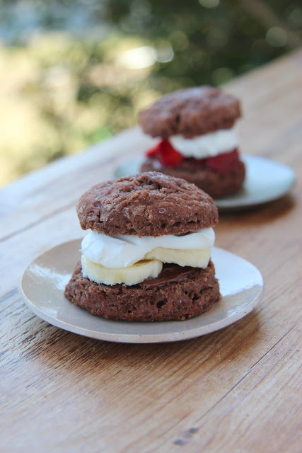 Chocolate Strawberry Shortcakes
