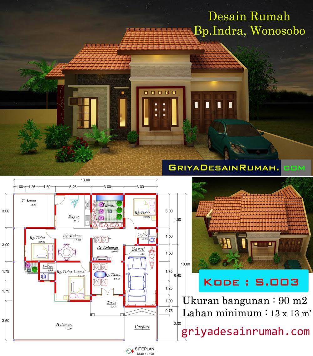 Denah Dan Desain Rumah Minimalis Denah Dan Desain Rumah Minimalis