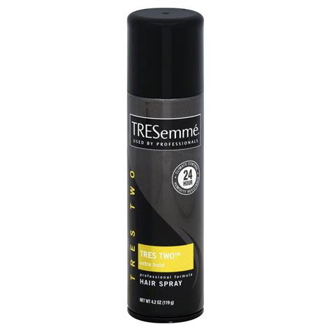 This site contains affiliate links from which we receive a compensation (like amazon for example). TRESemme TRES Two Hair Spray, Extra Hold, 4.2 oz (119 g)