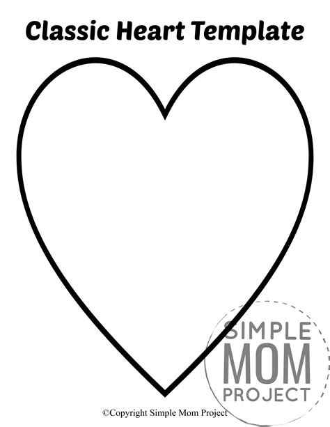  printable heart shapes